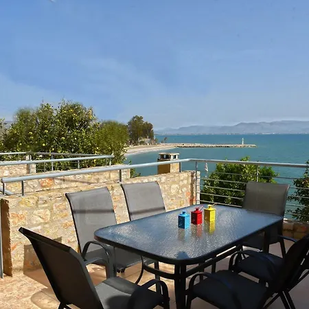 Seafront Apartment In Kiveri, Near Nafplion. Exterior photo